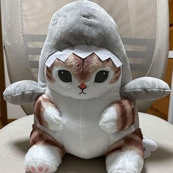 Amazon.co.jp: サメネコ サメにゃん ねこ サメ猫 ぬいぐるみ
